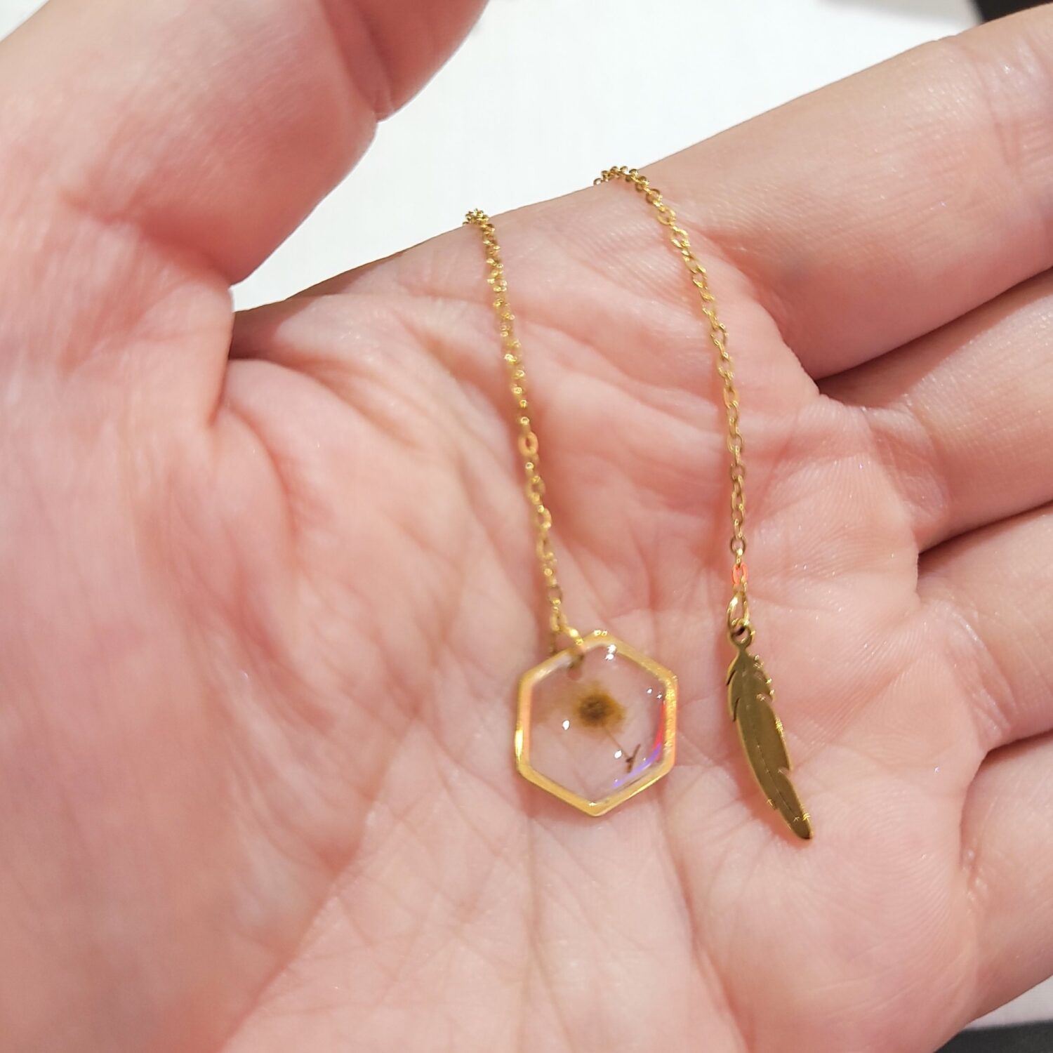 Wattle Gold Ear-Threads - Image 2