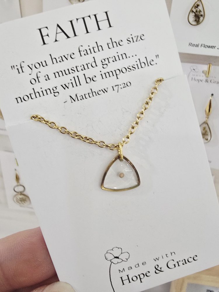 Mustard seed necklace